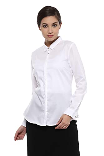 Allen Solly Women's Plain Regular Fit Shirt