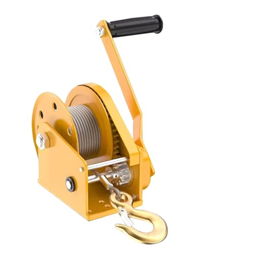 Winche manual con cable 1200lbs 30m miniatura 1