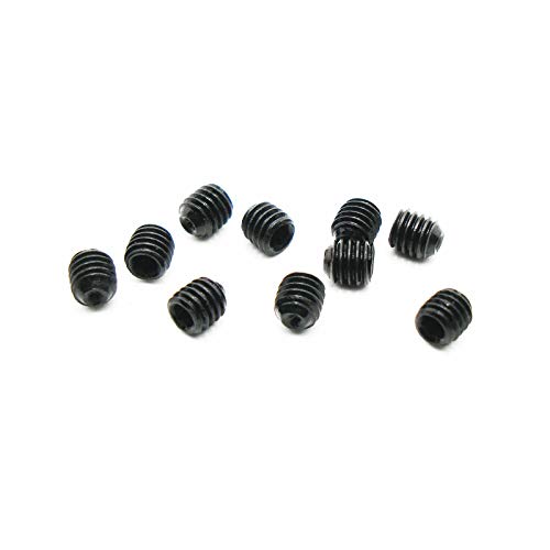 10 Pcs M3 x 3mm Set Screw Grub Screw Hex Socket - 3mm D x 3mm L x 0.5mm Pitch