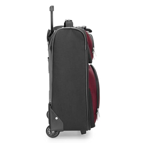 Travel Select Amsterdam Business Rolling Garment Bag, Red, Garment Bag, Amsterdam Business Rolling Garment Bag, Softside Expandable Rolling 2-wheeled Suit Carrier
