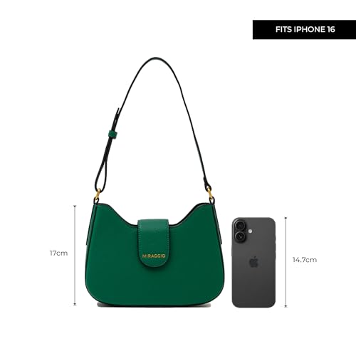 Image of Miraggio Zoya Shoulder Bag For Women | Stylish Structured Shoulder Bag