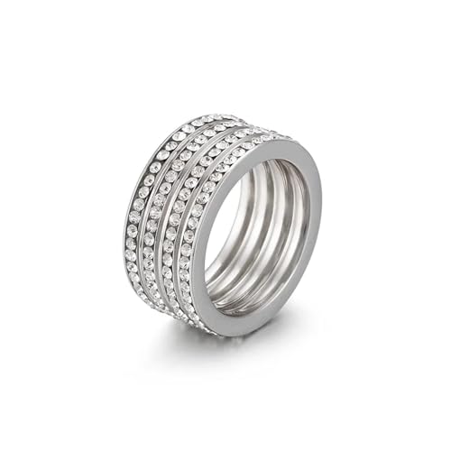 Bijoux multicouches zircon kr47890-k pour sublimer vos mains sans accumulation