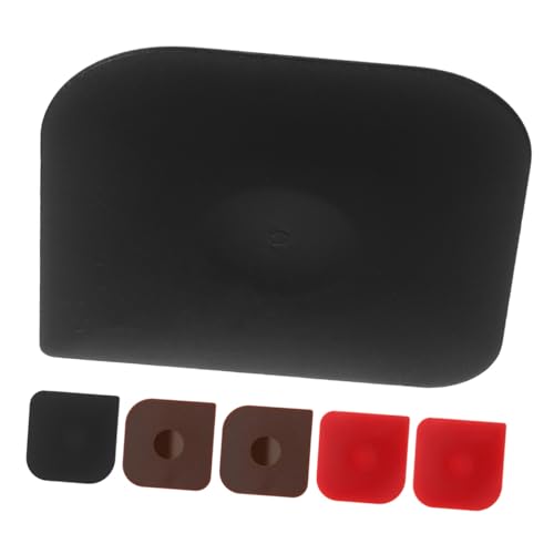 FELTECHELECTR 6 pièces Grattoir Multifonction pour Casseroles Fonte Racloir Plastique Ergonomique Nettoyage Graisse et Brûlé Découpe et Gâteau Ustensile Cuisine Polyvalent