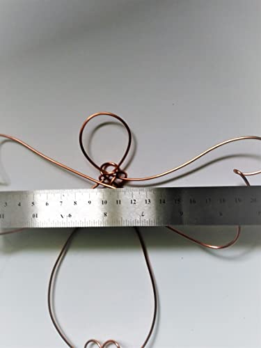 Copper Tree Topper Angel For Rustic Christmas Decorating Home or Office