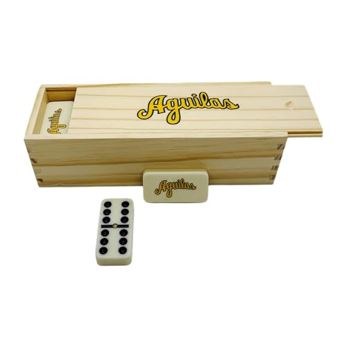 Juego de Domino con Caja de Madera