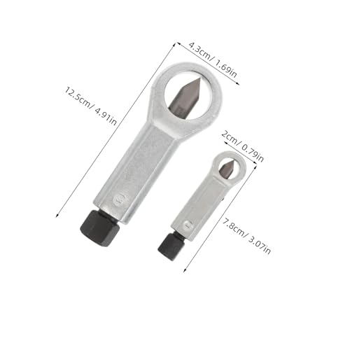 Casse-écrous métalliques LIFKOME (Lot de 2) - Outil manuel d'extraction - 2