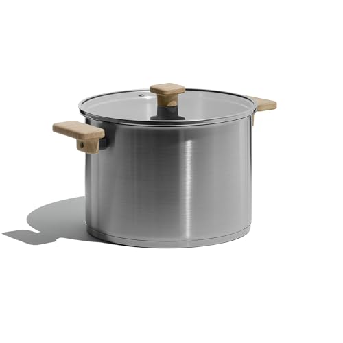 Comparison: Best Stock Pot For Canning 8 CAROTE Stainless Steel Stock Pot - 8 Quart Heavy Duty Induction Cooking Pot with Visible Lid for Pasta, Soup, Spaghetti, Bottom Big Stockpot, Deep Cookware for Canning, Boiling, Simmer
