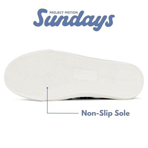 Image of Sundays Canvas Sneakers Women - Memory Foam Insole with Breathable Canvas Shoes for Women Footwear - Non-Slip with Lightweight and Comfortable Womens Sneakers
