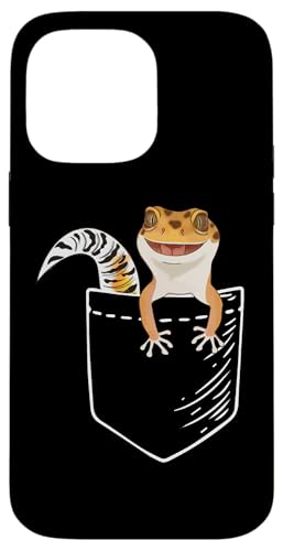 Funny Pocket Leopard Gecko Lover �X�}�z�P�[�X iPhone 14 Pro Max �p