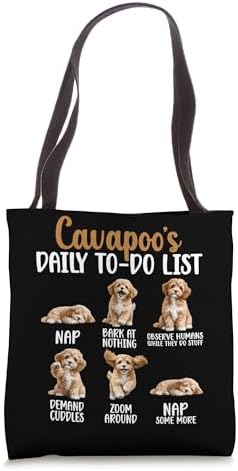 Cavapoo's To-Do List Cavapoo Owner Cavapoo Lover Tote Bag