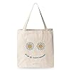 Loxato Tote Bag Femme - Sac Cabas Femme Original - Tote Bag Coton 100% Grand 35 x 42 x 8 cm - Sac Fourre Tout en Toile #3