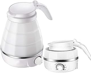 Foldable Electric Kettle, Travel Tea Kettle, Portable Food Grade Silicone Kettle, Heating Boiler