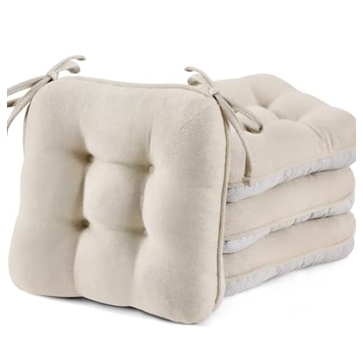 Comfortable Dining Chair Cushions with Ties