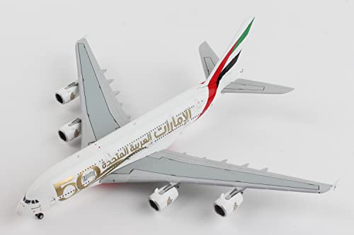 Geminijets Gemini Emirates A380 1/400 Reg#A6-Evg 50Th Anniversary Gj2051 #TOP1