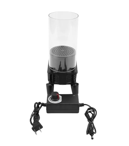 Probador de túnel de Viento con Volante de bádminton, máquina Profesional de Prueba de Estabilidad de Moscas de Nailon y Plumas con Velocidad de Viento Ajustable, Ventilador de 8 cm/12 cm(8cm)