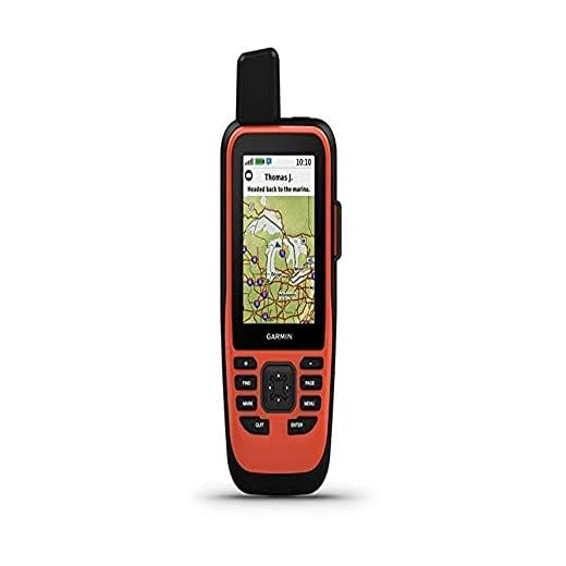 Garmin GPSMAP 86i, Floating Handheld GPS with Button Operation, Inreach Satellite Communication capabilities, Stream Boat Data From Compatible Chartplotters