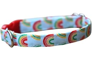 Rainbow Teacup Puppy Kitten Dog Collar