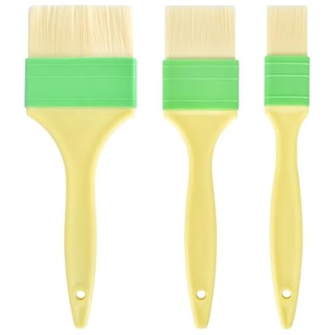 ZYFC 3-Piece Heat-Resistant Pastry Brush Set Cover