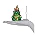 Old World Christmas Frog King Glass Blown Ornament for Christmas Tree, Handcrafted Holiday Decoration, Wildlife Animal Collection