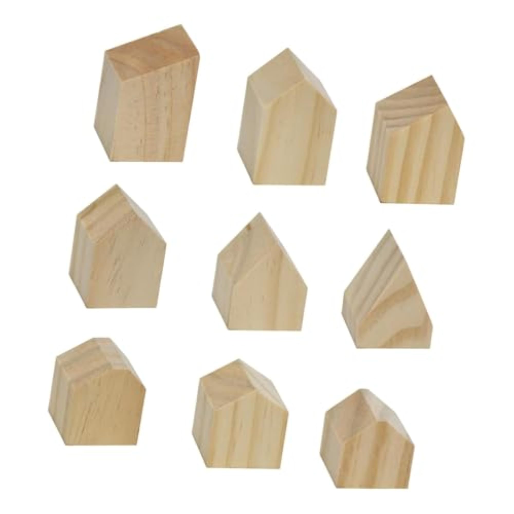 Tiny Blank Wood Cutouts for Crafting and Decor