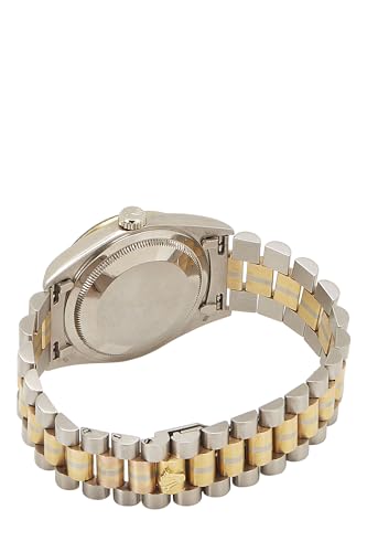 Pre-Loved 18K Gold & Stainless Steel Diamond Tridor Day-Date President 18239 36mm, Gold4