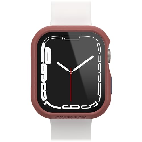 Protector de Reloj con Protector de Pantalla de Cristal Templado Integrado OtterBox Eclipse para Apple Watch Series 9/8/7-45mm, Resistente a Golpes y Caídas, Marrón/Azul