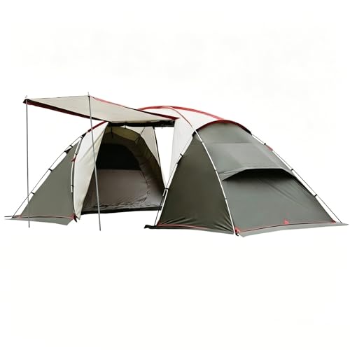 Camping Tent — Aluminum Alloy Frame, Tunnel Style...