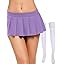 Light Purple Skirt With Stocking