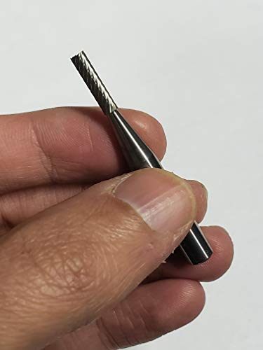 Fresa Carburo Single Cut 1/8" x 1/2" con vástago 1/4" miniatura 6