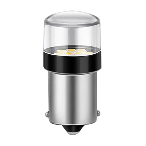 IPEVMLZ Para Bombillas LED 1156 BA15S 1157 BAY15D 12V 3030 Chips 6500 K Luces De Giro Traseras Y De Estacionamiento Superbrillantes 2 A 10 Unidades(Amarillo,1156 4 PCS)