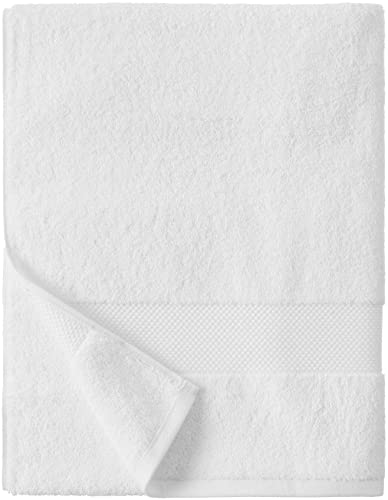 Amazon Aware 100% Organic Cotton Plush Bath Towels - 6-Piece Set, White #TOP1