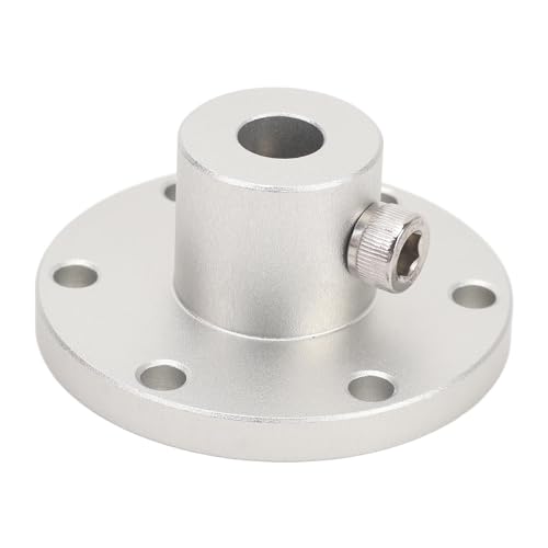Flange Shaft Coupling 10mm Aluminum, Hub Mounting Shaft Coupling for 14041 Wheels, Motor Guide Flange Coupling Connector with Stable Connection