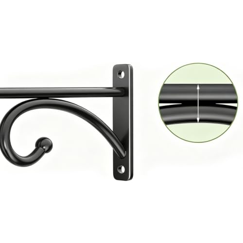 Soportes de metal para macetas que evitan caídas de cestas y comederos 8