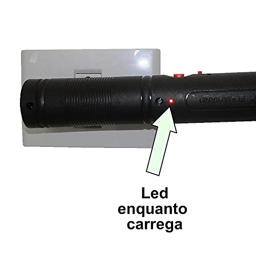 Raquete elétrica mata mosquito kit 3 peças CBRN05604