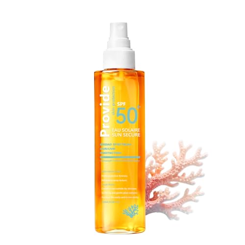 Eau Solaire Sun Secure SPF 50+ Sun Protection Spray Suitable for All Skin Types Broad Spectrum UVA/UVB Protection for Face & Body Water Resistant 80 Min 100ml