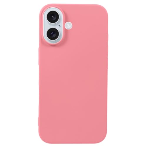Image of ArmourPro Silicone Back Case for iPhone 16 Soft-Touch Case | Dark Pink
