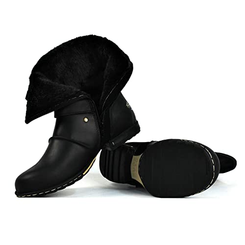 OSSTONE Moto Boots for Men Designer Fashion Zipper-up Leather Chukka western Boots Casual Shoes OS-5008-1-HH-US2