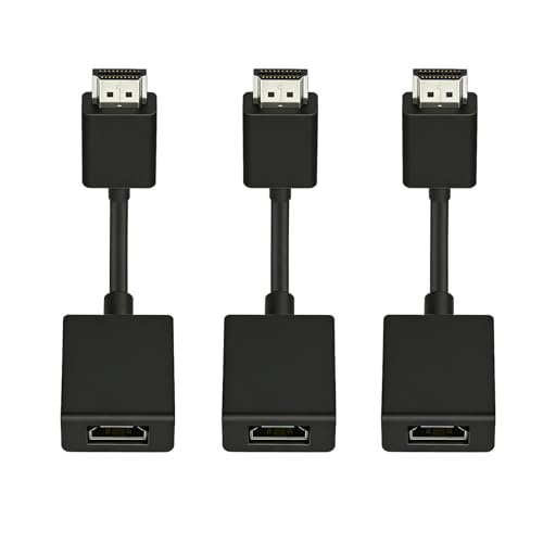 3PCS Rallonge HDMI Male Femelle Câble, Pour Extension De Connexion Vidéo, Cable Hdmi Male Femelle Compatible H-dmi Vers H-dmi Comme Adaptateur H-dmi Vers...