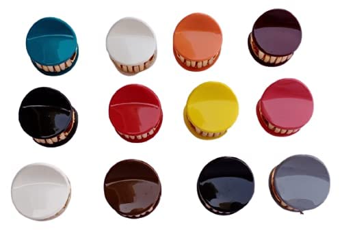 Hair Claw Clips Butterfly Hair Clips for Women 3.5″ Multi colour Oval Shape Clip Hair Clip for Girls Hair Accessories for Long Thick Hair 12 Pcs