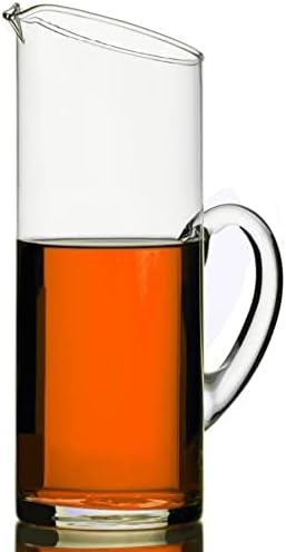 Glass Water Pitcher with Spout – Elegant Serving Carafe for Water, Juice, Sangria, Lemonade, and Cocktails – Crystal-Clear Glass Beverage Pitcher. - Image 5