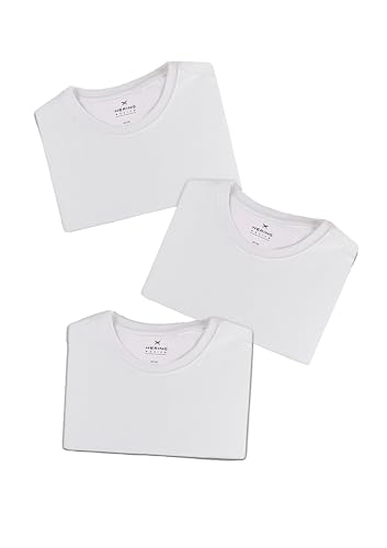 Kit Com 3 Camisetas Masculinas Básicas - Branco M