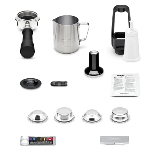 Sage Bambino Plus - Cafetera Compacta Profesional con Espumador de Leche Automático - 1,9 L, 15 bares, 1600 W - Cafetera de Espresso para una o dos tazas, Cappuccino, Latte, Acero Inoxidable