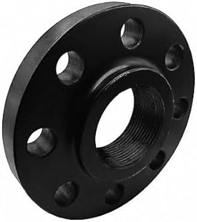 USA SEALING BULK-PF-416 Class 600 Black-Coated Steel Pipe Flanges Threaded, Pipe Size 4