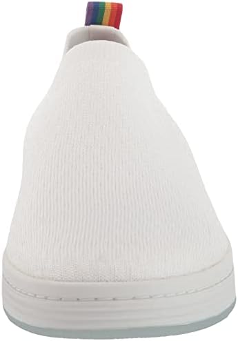 Skechers Mark Nason Men's Palmilla-Pax Slip on with Rainbow Heel Tab Sneaker, Wht, 8 | Image 1