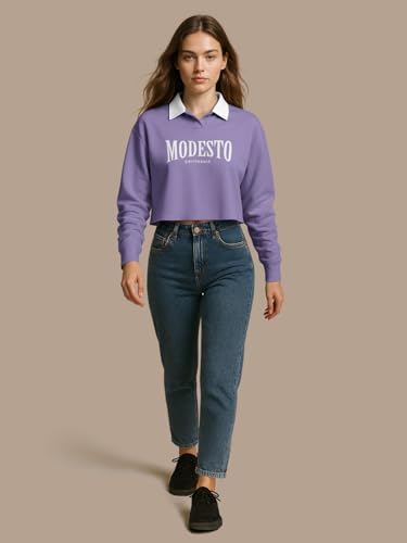 Image of HELLCAT Crop Tshirt for Women Stylish Western | Polo T Shirt for Women Full Sleeves