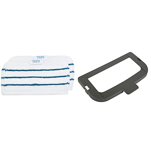 BLACK+DECKER FSMCG Adaptateur Tapis pour Nettoyeur Vapeur & Accessoires pour balais Vapeur, 2 Patins Microfibre pour Nettoyeur Vapeur, 16 x 34 x 3 cm,...