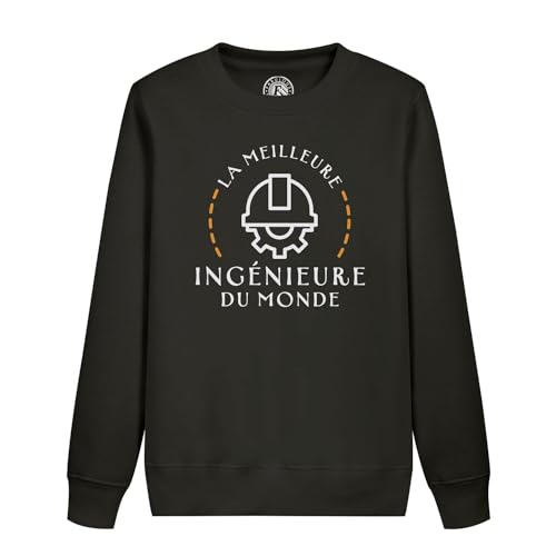 Sweatshirt Enfant La Meilleure Ingénieure du Monde en Génie Civil et Informatique