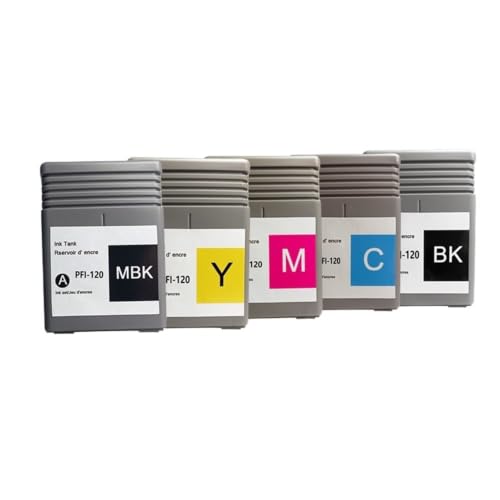 Cartouche d'encre compatible Canon PFI-120 Cyan 130ml encre pigment