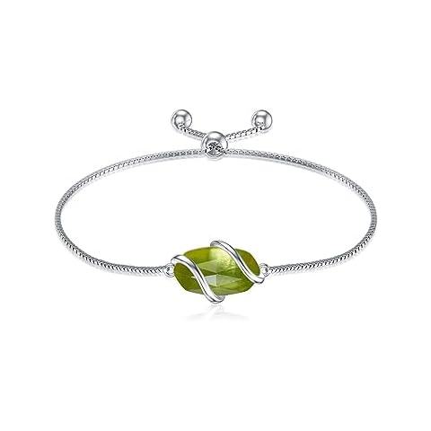HPQQ Peridot Bracelet for Women Cover