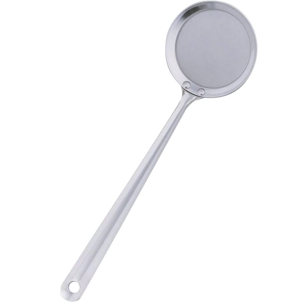 Skimmer do gotowania Sitko ze stali nierdzewnej o drobnych oczkach Ultracienka siatka Sitko Durszlak Narzędzie kuchenne 25 x 7 cm Skimmers